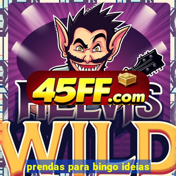prendas para bingo ideias